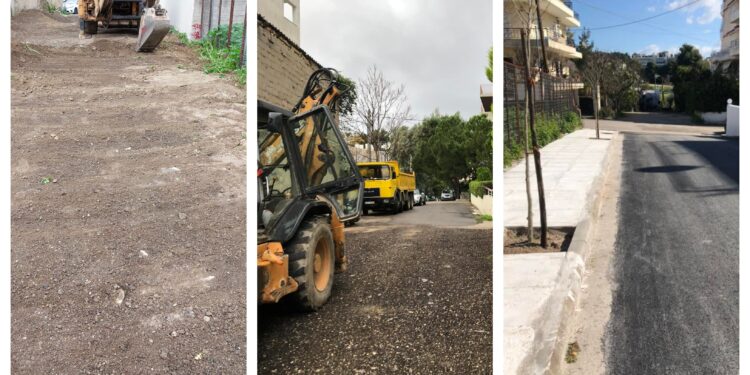 Δήμος Ηρακλείου Αττικής: Μεγάλωσε η οδός Χρυσανθέμων