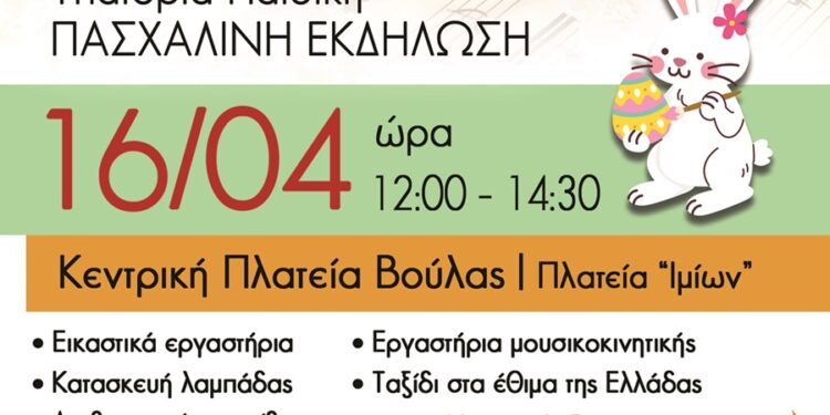 Πασχαλινές Εκδηλώσεις στον Δήμο Βάρης Βούλας Βουλιαγμένης