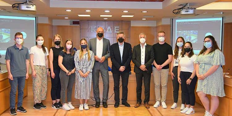 Γερμανοί φοιτητές Σχολής Δημόσιας Διοίκησης στην ΚΕΔΕ