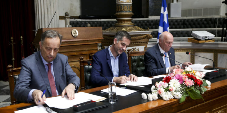 Υπογραφή Μνημονίου Συνεργασίας για την ανάδειξη της Ακαδημίας Πλάτωνος