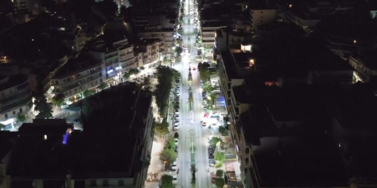 Δήμος Ζωγράφου: Ολοκληρώθηκε η αναβάθμιση του οδοφωτισμού