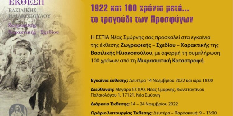 Η εικαστικός Βασιλική Ηλιακοπούλου  μας μιλά για την έκθεση “1922+: 100 έτη μετά”