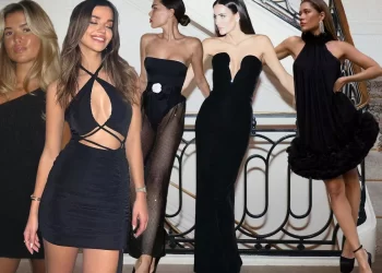 Μαύρο φόρεμα: Τα σχέδια που φοράει μία fashionista στο ρεβεγιόν