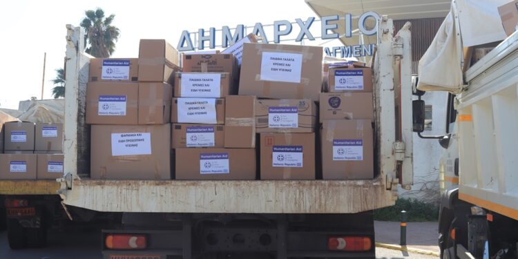 Αναχώρησε η 1η αποστολή ανθρωπιστικής βοήθειας του Δήμου ΒΒΒ προς τους σεισμόπληκτους Τουρκίας-Συρίας