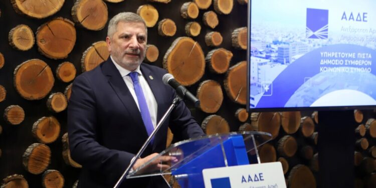 Στα εγκαίνια του νέου Ελεγκτικού Κέντρου της Ανεξάρτητης Αρχής Δημοσίων Εσόδων στο Μοσχάτο, ο Περιφερειάρχης Αττικής