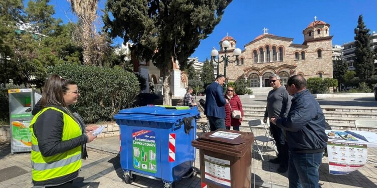 Παλαιό Φάληρο: Στα νοικοκυριά της πόλης επεκτείνεται το δίκτυο των καφέ κάδων