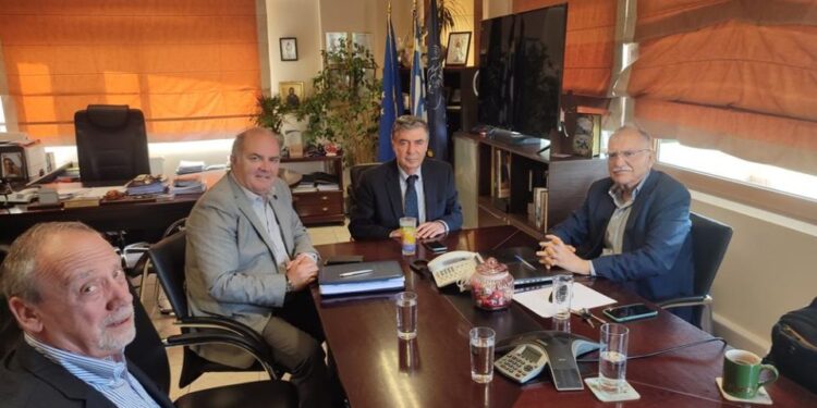 Δήμος Διονύσου: Συνάντηση Καλαφατέλη με τον υπουργό Αγροτικής Ανάπτυξης