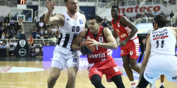 Basket league: ΠΑΟΚ-Ολυμπιακός 77-97: Ένα βήμα από το «sweep» οι ερυθρόλευκοι