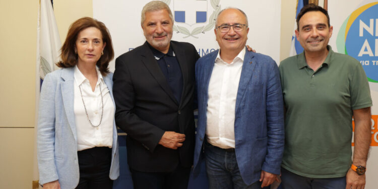 Η διάνοιξη της Λ. Ηρακλείου και η υπογειοποιήση της «Μελίνας Μερκούρη» στο επίκεντρο της συνάντησης Πατούλη-Μπάμπαλου