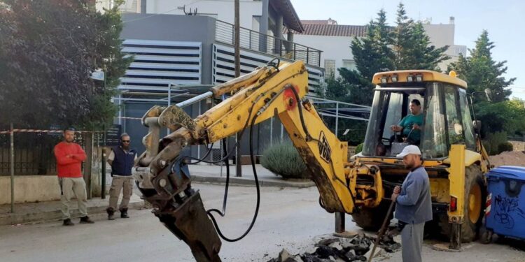 Δήμος Κηφισιάς: Αντικατάσταση κεντρικών αγωγών ύδρευσης στη Ν. Ερυθραία