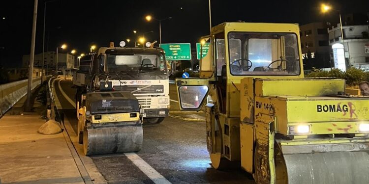 Περιφέρεια Αττικής: Ξεκίνησαν οι εργασίες ασφαλτόστρωσης στη Λεωφόρου Κηφισού