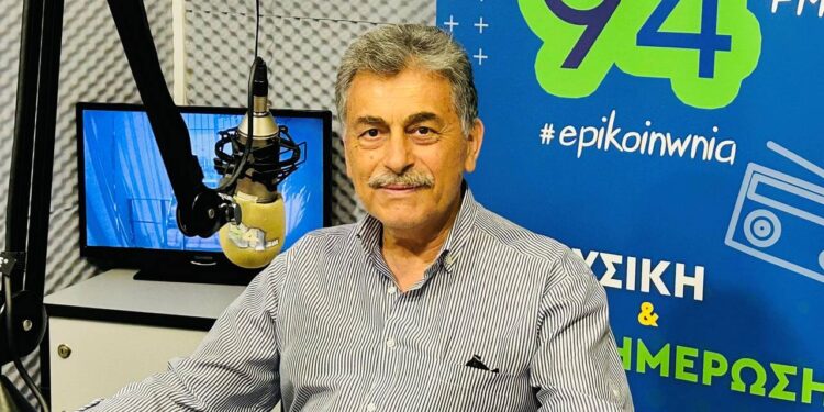 Ο Στέφανος Χρήστου υπ. Δήμαρχος Κορυδαλλού, στον Επικοινωνία 94fm