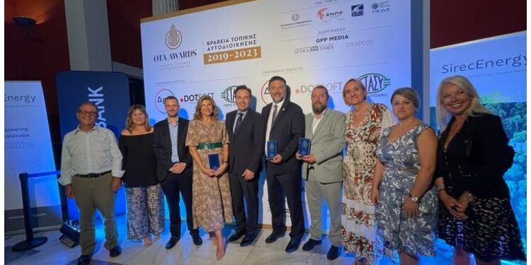 Τριπλή διάκριση για τον Δήμο Π. Φαλήρου στα OTA Awards 2023
