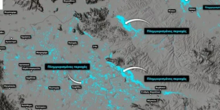 Ενεργοποιήθηκε το σύστημα Κοπέρνικος για την Θεσσαλία – Επιπλέον ευρωπαϊκή βοήθεια αν χρειαστεί