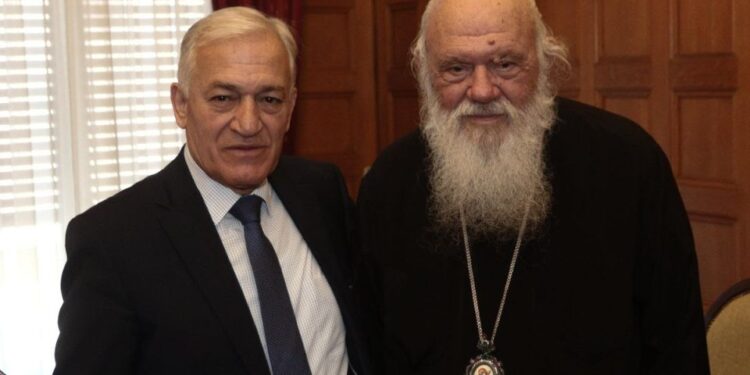 ΚΕΔΕ: Συνάντηση Κυρίζογλου με τον Αρχιεπίσκοπο Αθηνών και Πάσης Ελλάδος