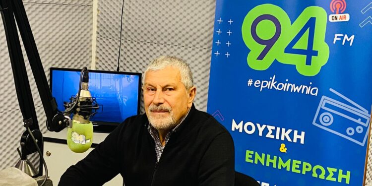 Ο Γιώργος Ζαχάρος στον 94.0, υποψήφιος με την παράταξη «Λαϊκή Συσπείρωση»