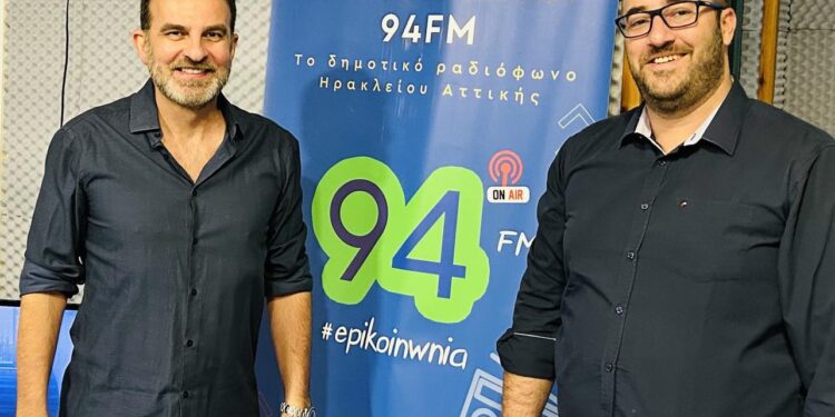 Ο πρόεδρος της ΚΕΑΕΔΗΑ και εντεταλμένος σύμβουλος Παιδείας του Δήμου Ηρακλείου Αττικής Νίκος Σπυρόπουλος στην εκπομπή “Dr No” και τον Βασίλη Νομικό