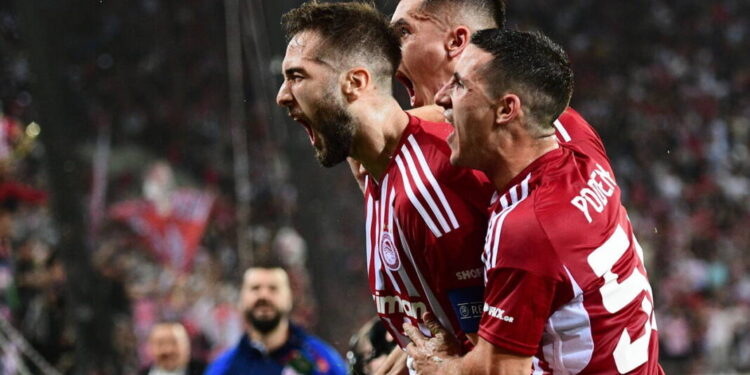 Europa League: Μεγάλη νίκη με σκορ 2-1 επί της Γουέστ Χαμ ο Ολυμπιακός