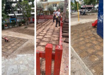 Ξεκίνησαν τα έργα ανάπλασης και στην πλατεία Μανδηλαρά από τον Δήμο Ηρακλείου Αττικής