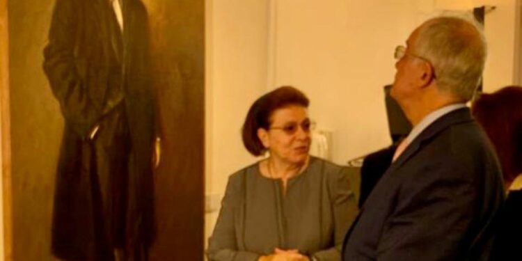 Εγκαίνια της έκθεσης του Μιχάλη Οικονόμου στην Πινακοθήκη Αβέρωφ