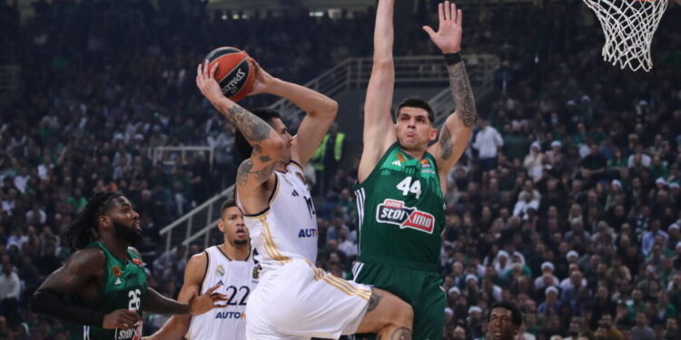 Euroleague: Η Ρεάλ Μαδρίτης κέρδισε με 90-78 τον Παναθηναϊκό στο ΟΑΚΑ
