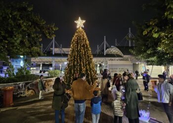 Άναψε το Χριστουγεννιάτικο δέντρο του Δήμου Ηρακλείου Αττικής
