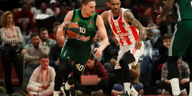 Euroleague: Νίκη για τον Παναθηναϊκό επί του Ερυθρού Αστέρα στο Βελιγράδι