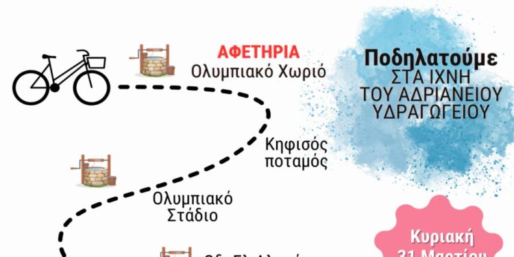 Δήμος Χαλανδρίου: Ποδηλατικός γύρος – ανάδειξη του Αδριάνειου Υδραγωγείου