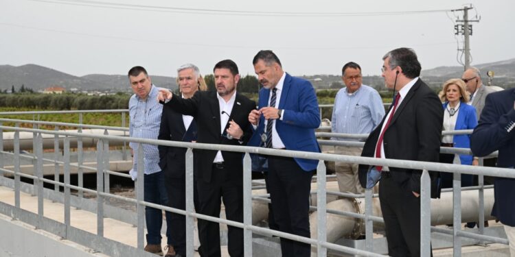 Περιφέρεια Αττικής: Εγκαινιάστηκε το Κέντρο Επεξεργασίας Λυμάτων Κορωπίου – Παιανίας