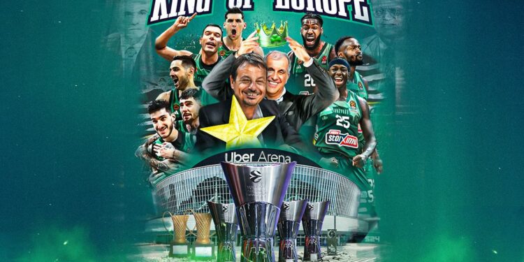 Final Four 2024, Ρεάλ Μαδρίτης – Παναθηναϊκός AKTOR 80-95: Απόλυτος ηγέτης ο ανεπανάληπτος Σλούκας, σκόρπισε τη Ρεάλ και έραψε το 7ο αστέρι