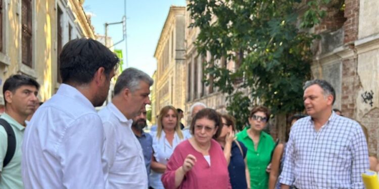 Αυτοψία Λ. Μενδώνη στο Τέμενος Βαγιαζήτ στο Διδυμότειχο και στις Καπναποθήκες Ξάνθης
