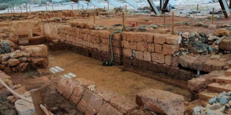 Αντιπλημμυρικά έργα στον αρχαιολογικό χώρο των Μαλίων