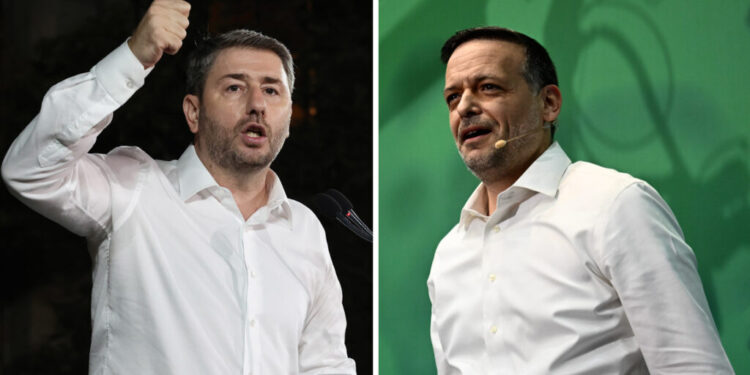 ΠΑΣΟΚ: Αναμέτρηση Ανδρουλάκη – Δούκα στον 2ο γύρο μετά από εκλογική κούρσα που κρίθηκε στο νήμα