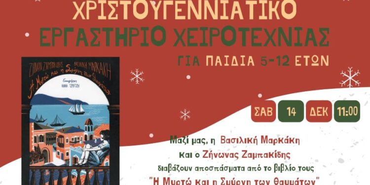 Εθνικό Ιστορικό Μουσείο: Χριστουγεννιάτικο εργαστήριο για παιδιά