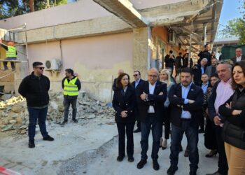 Επίσκεψη του περιφερειάρχη Αττικής Νίκου Χαρδαλιά στον Δήμο Ηρακλείου Αττικής