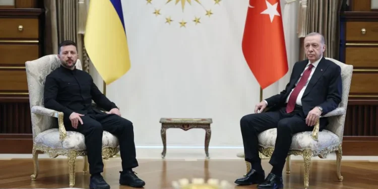 Ολοκληρώθηκε η συνάντηση Ζελένσκι με Ερντογάν στην Αγκυρα