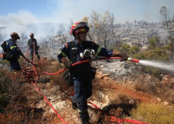Νέα πυρκαγιά στον Ασπρόπυργο – Διακοπή κυκλοφορίας στη λεωφόρο Διυλιστηρίων