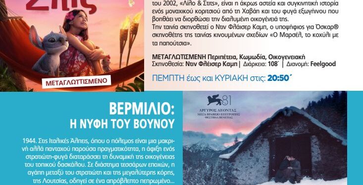 Cine Νοσταλγία: Οι ταινίες της εβδομάδας