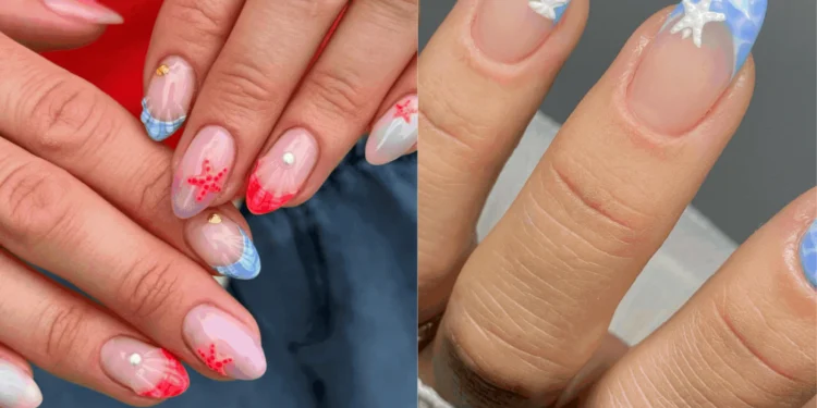 Beach nails: Κοράλλια, αστερίες και αποχρώσεις που θυμίζουν παραλίες και ηλιοβασιλέματα
